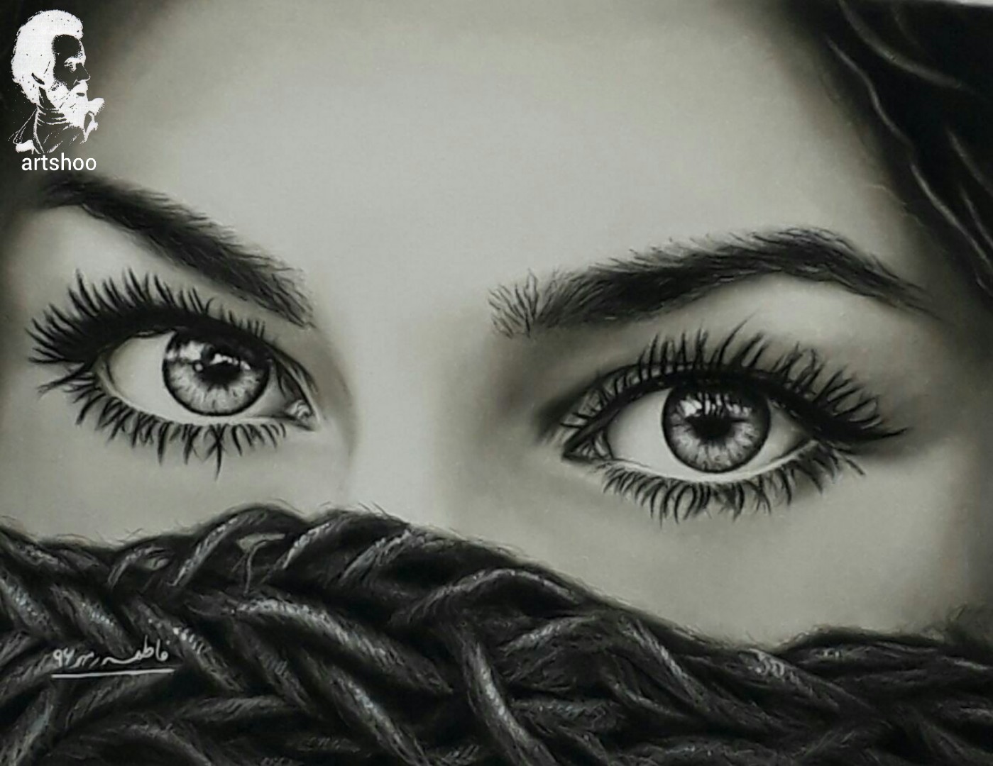 نقاشی سیاه قلم